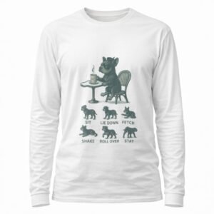 Rottie Puppy Funny Training Class Long Sleeve T-Shirt