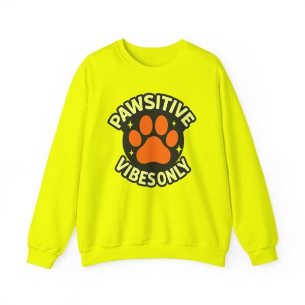 Pawsitive Vibes Only Circle with Paw Sweatshirt