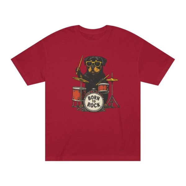 10057877902315024891_2048.jpeg Rottie Born to Rock Unisex Classic Tee