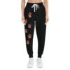 10109163807076909434_2048.jpeg Dog Lover Paw Print Athletic Joggers — Black Cozy Sweatpants (Right-Leg Print)
