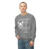 Crewneck Sweatshirt - Funny Dog Bite Quote with Winking Face Graphic