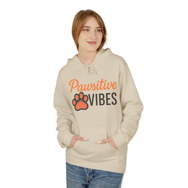 Pawsitive Vibes Hoodie — Cute Paw Print Animal Lover Sweatshirt