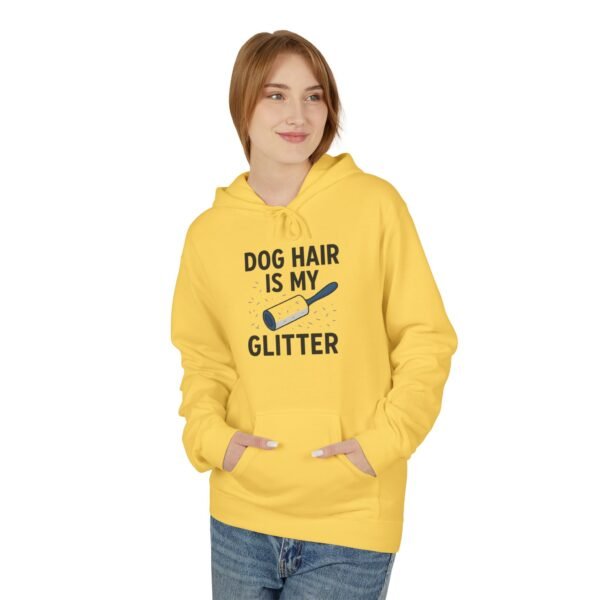 Dog Hair Is My Glitter Hoodie — Funny Pet Lover Pullover