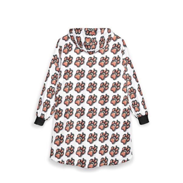 11054696197729442577_2048.jpeg Cute Strong Pawz Hooded Blanket — Paw Print Cozy Throw for Pet Lovers