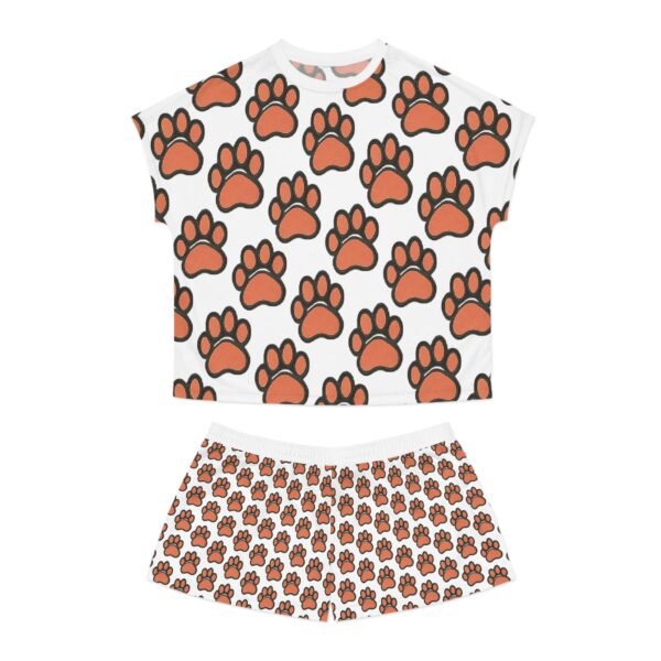 11208265859899563205_2048.jpeg Fun Strong Paws™ Women's Short Pajama Set — Cozy Printed Sleepwear