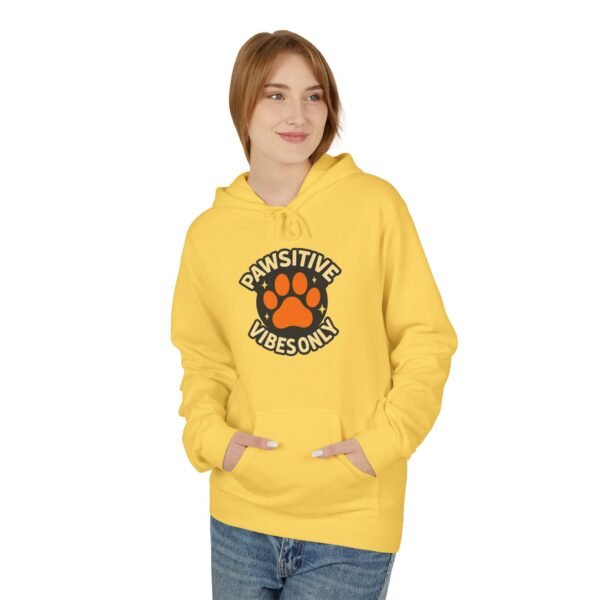11234183920853990518_2048.jpeg Pawsitive Vibes Only Hoodie — Cute Circle Paw Print Animal Lover Sweatshirt
