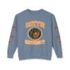 11351366837326455661_2048.jpeg Rottie University Crewneck Sweatshirt With Paws