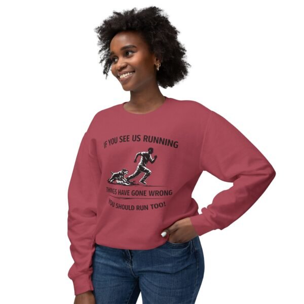 11547489503742661791_2048.jpeg If You See Us Running Crewneck - Funny Running Sweatshirt