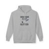 Dog Hair Is My Glitter Hoodie — Funny Pet Lover Pullover