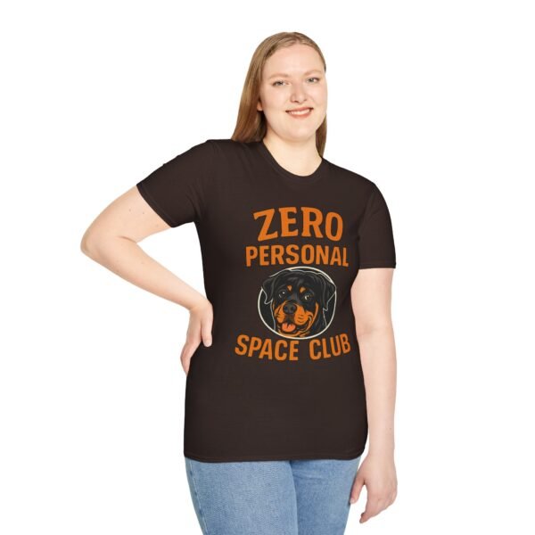 Zero Personal Space Club T-Shirt — Funny Rottweiler Dog Tee
