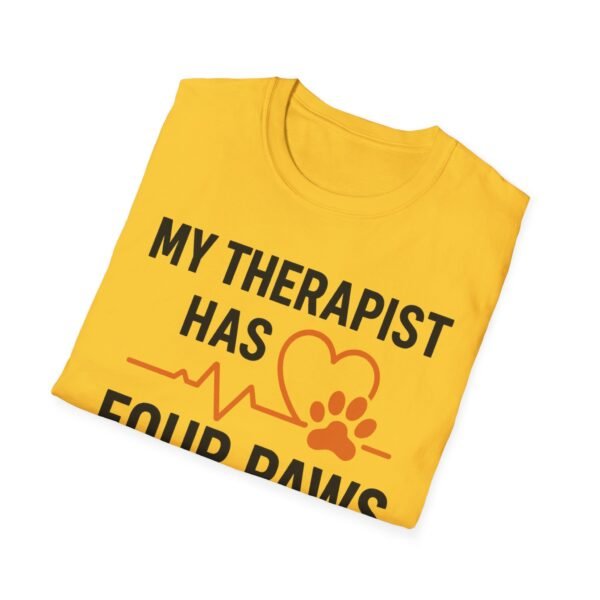 11593161245265190347_2048.jpeg My Therapist Has Four Paws T-Shirt — Funny Dog/Cat Lover Tee