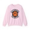 Pawsitive Vibes Only Circle with Paw Sweatshirt