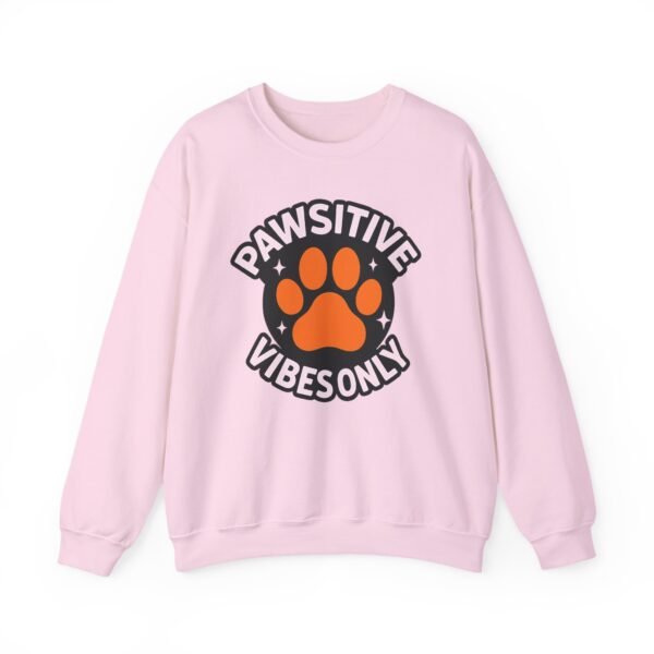 Pawsitive Vibes Only Circle with Paw Sweatshirt