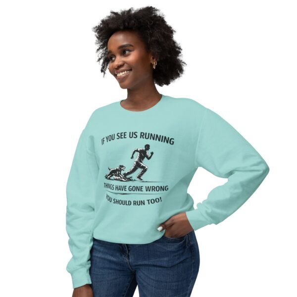 11781915082292605570_2048.jpeg If You See Us Running Crewneck - Funny Running Sweatshirt
