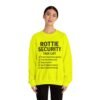 Rottie Security™ "Funny Task List" Light Color Crewneck Sweatshirt