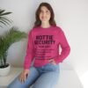 Rottie Security™ "Funny Task List" Light Color Crewneck Sweatshirt
