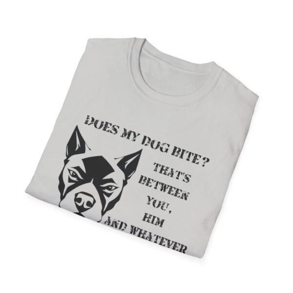 1210533135533069352_2048.jpeg Does My Dog Bite Softstyle T-Shirt