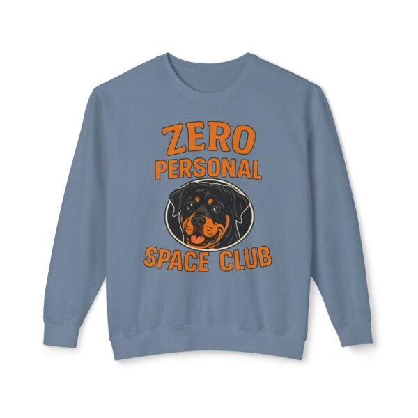12195398469112563852_2048.jpeg Zero Personal Space Club Sweatshirt — Funny Dog Graphic Crewneck