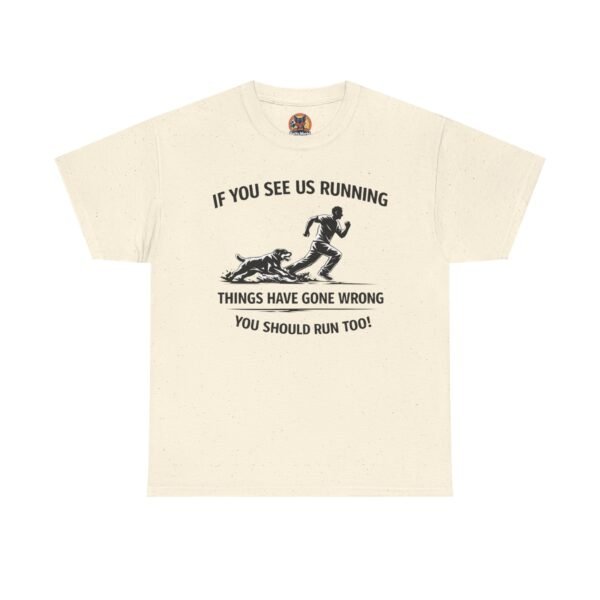 12373355155127997136_2048.jpeg If You See Me Running - Funny Rottweiler Tee Light Colors