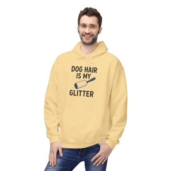 Dog Hair Is My Glitter Hoodie — Funny Pet Lover Pullover