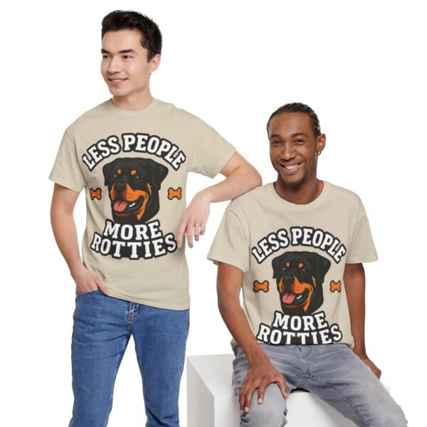 12771025555620000637_2048.jpeg "Less People More Rotties" Rottweiler Dog Lover Tee