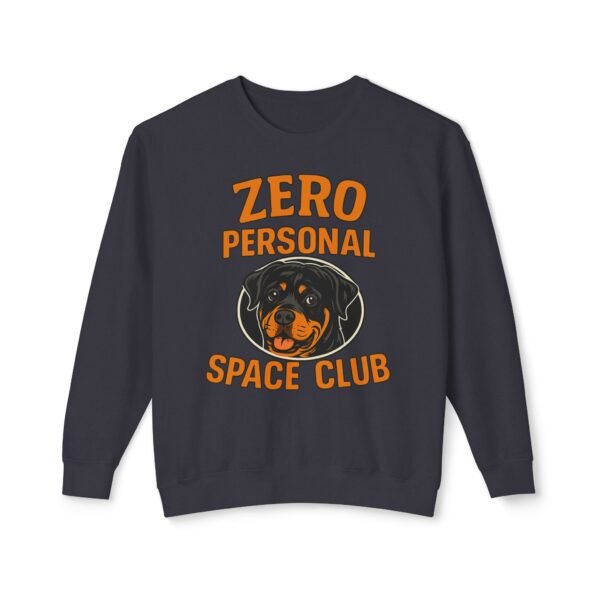 13013410313634998812_2048.jpeg Zero Personal Space Club Sweatshirt — Funny Dog Graphic Crewneck