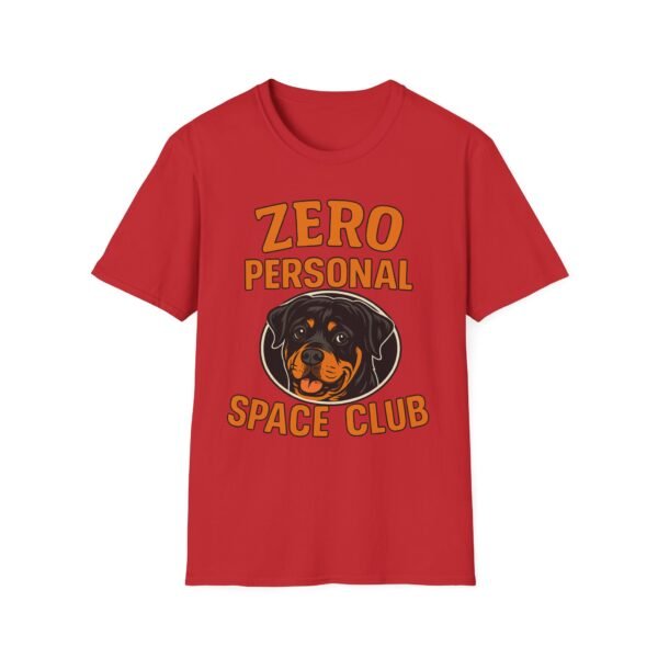 Zero Personal Space Club T-Shirt — Funny Rottweiler Dog Tee