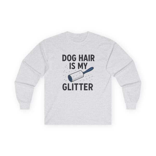 13179913998752985108_2048.jpeg Dog Hair Is My Glitter Long Sleeve Tee — Funny Rottie Shirt for Dog Lovers