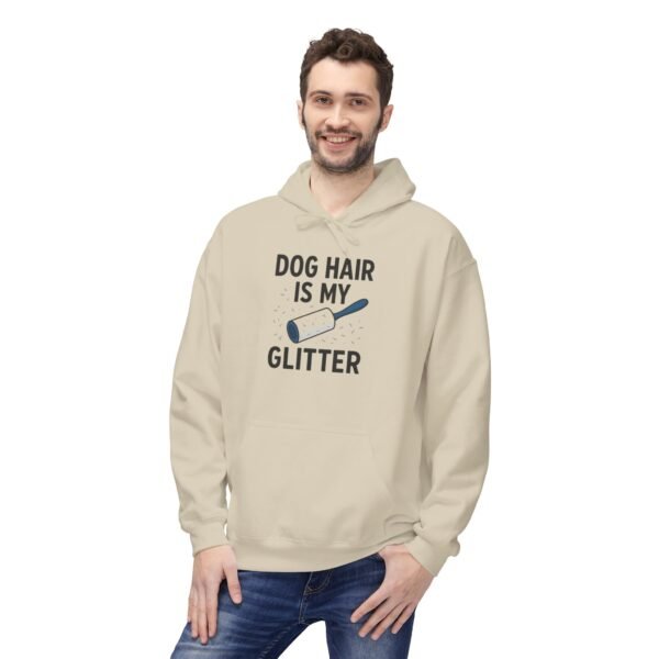 Dog Hair Is My Glitter Hoodie — Funny Pet Lover Pullover