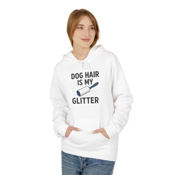 Dog Hair Is My Glitter Hoodie — Funny Pet Lover Pullover