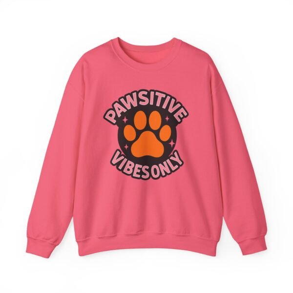 Pawsitive Vibes Only Circle with Paw Sweatshirt