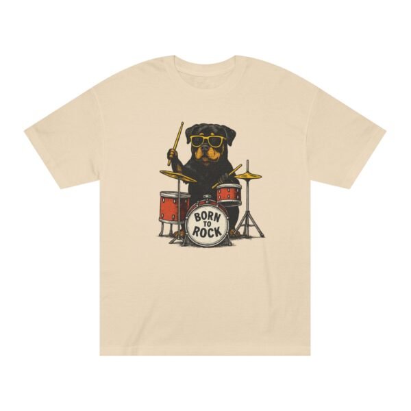 13534945007422861809_2048.jpeg Rottie Born to Rock Unisex Classic Tee