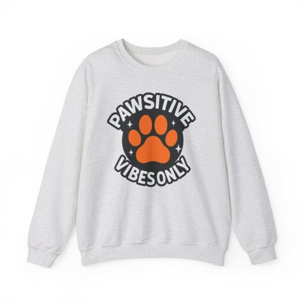 Pawsitive Vibes Only Circle with Paw Sweatshirt