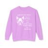 Crewneck Sweatshirt - Funny Dog Bite Quote with Winking Face Graphic