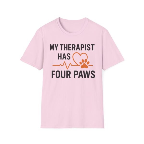 13866598210909876935_2048.jpeg My Therapist Has Four Paws T-Shirt — Funny Dog/Cat Lover Tee