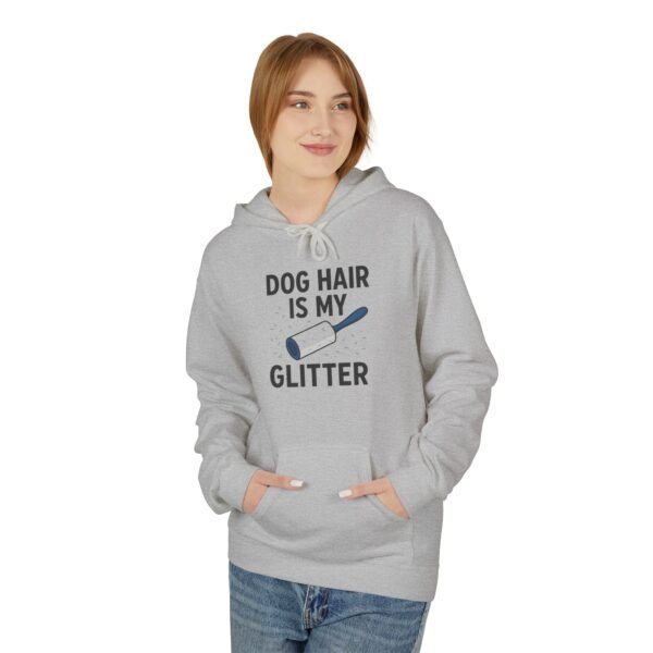 Dog Hair Is My Glitter Hoodie — Funny Pet Lover Pullover