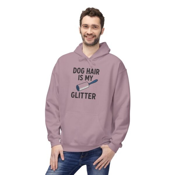 Dog Hair Is My Glitter Hoodie — Funny Pet Lover Pullover