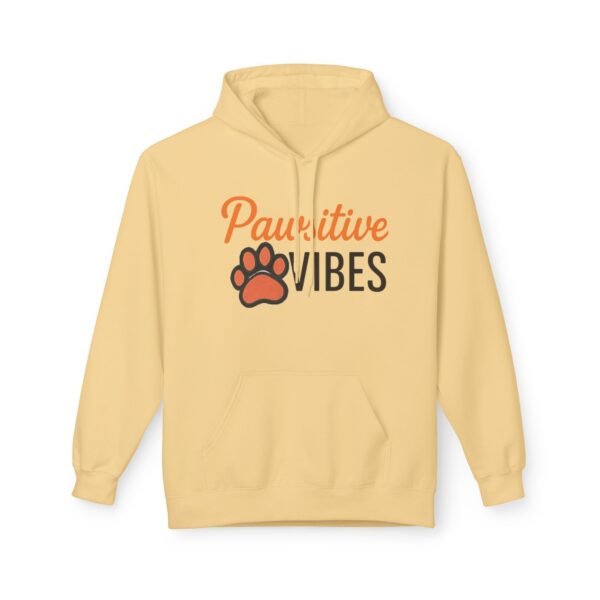 Pawsitive Vibes Hoodie — Cute Paw Print Animal Lover Sweatshirt
