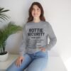 Rottie Security™ "Funny Task List" Light Color Crewneck Sweatshirt