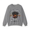 Less People More Rotties Sweatshirt — Rottweiler Dog Lover Crewneck