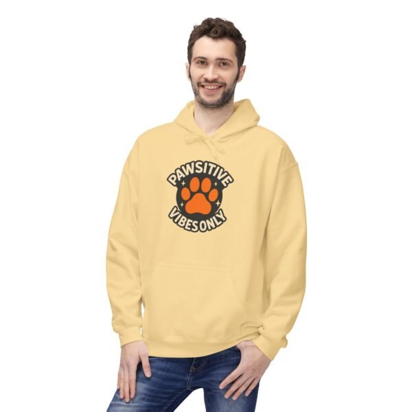 14595224080669706542_2048.jpeg Pawsitive Vibes Only Hoodie — Cute Circle Paw Print Animal Lover Sweatshirt
