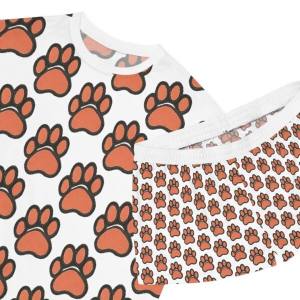 14878892362997024445_2048.jpeg Fun Strong Paws™ Women's Short Pajama Set — Cozy Printed Sleepwear