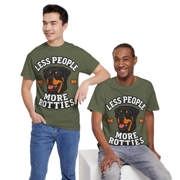14914871684966105334_2048.jpeg "Less People More Rotties" Rottweiler Dog Lover Tee