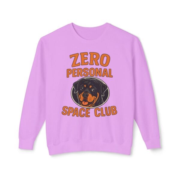 14948449640688887516_2048.jpeg Zero Personal Space Club Sweatshirt — Funny Dog Graphic Crewneck