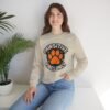 Pawsitive Vibes Only Circle with Paw Sweatshirt