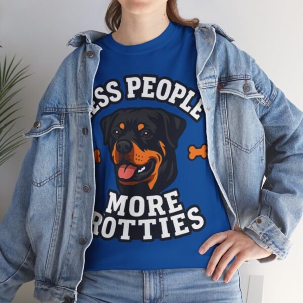 15397400952556667856_2048.jpeg "Less People More Rotties" Rottweiler Dog Lover Tee