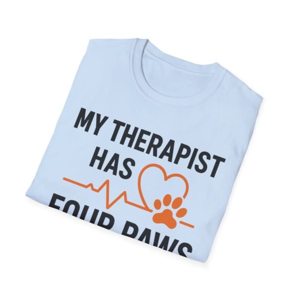 15464951770798666129_2048.jpeg My Therapist Has Four Paws T-Shirt — Funny Dog/Cat Lover Tee