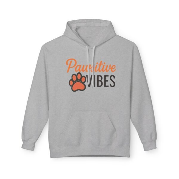 Pawsitive Vibes Hoodie — Cute Paw Print Animal Lover Sweatshirt
