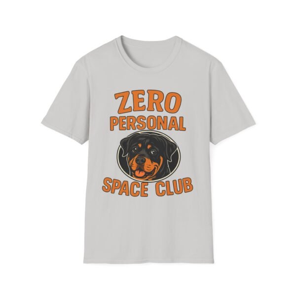 Zero Personal Space Club T-Shirt — Funny Rottweiler Dog Tee