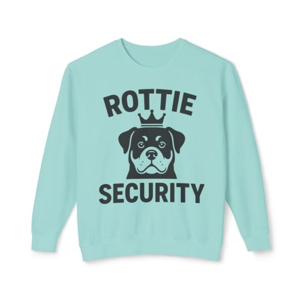 Rottie Security Unisex Lightweight Crewneck Sweatshirt